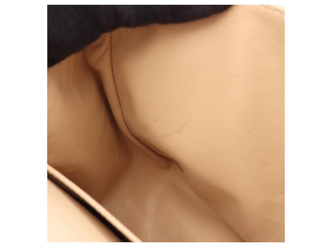 Timeless Borsa a tracolla Chanel Large Matelassé Classic Double Flap Beige - vista 8