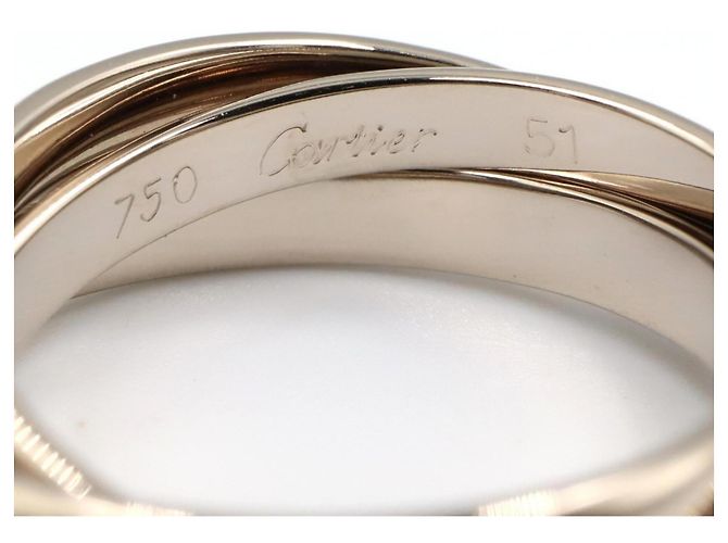 Cartier Trinity Ring aus 18K Weißgold Silber - Ansicht 3