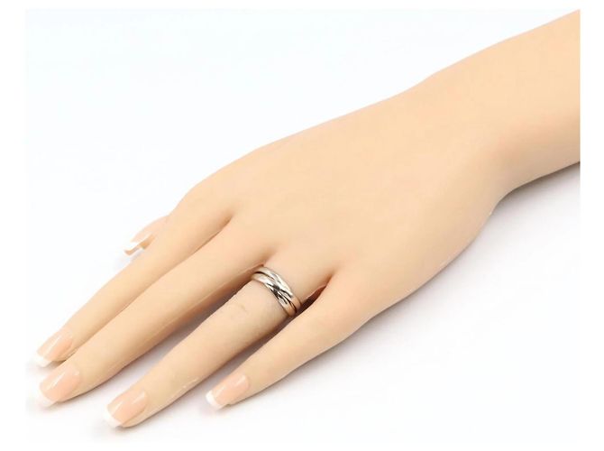 Cartier Trinity Ring aus 18K Weißgold Silber - Ansicht 7
