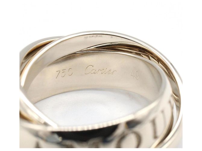 Cartier Trinity Ring aus Weißgold Silber - Ansicht 3