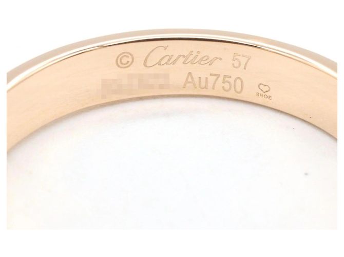 Anello Mini Love in oro rosa 18K Cartier D'oro - vista 3