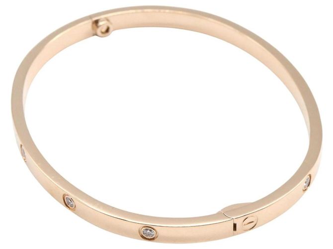 Cartier Charm-Armband aus 18K Roségold mit Diamanten Golden - Ansicht 3