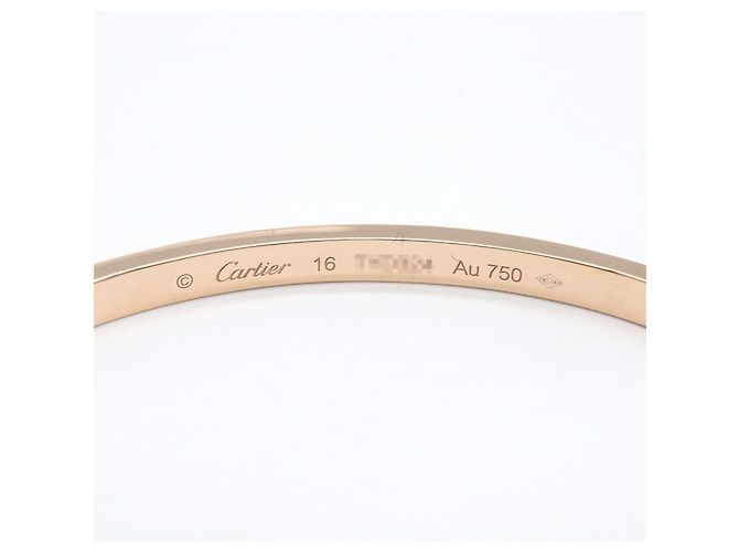Cartier Charm-Armband aus 18K Roségold mit Diamanten Golden - Ansicht 4