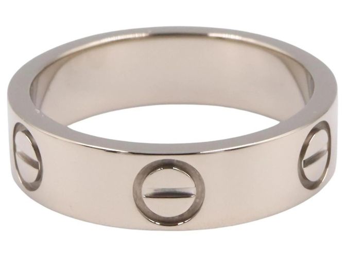 Cartier Love Ring aus 18K Weißgold Silber - Ansicht 2