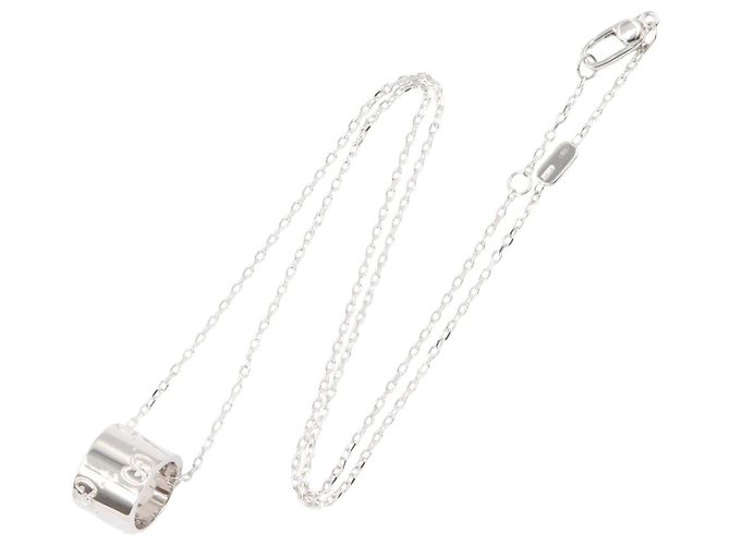 Collana Gucci Icon in oro bianco 18K Argento - vista 2