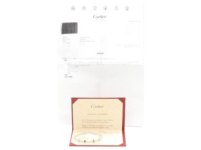 Cartier Eclou de Bracelet Bracciale Charm Argento - vista 5