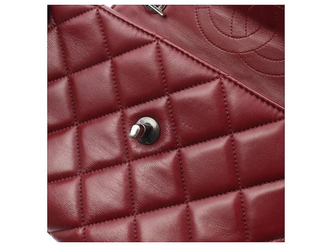 Borsa a Spalla Chanel Trendy CC Bordò - vista 11