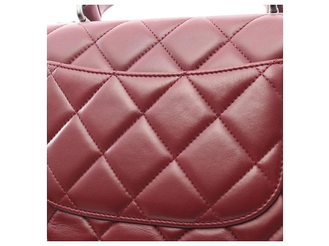 Borsa a Spalla Chanel Trendy CC Bordò - vista 6