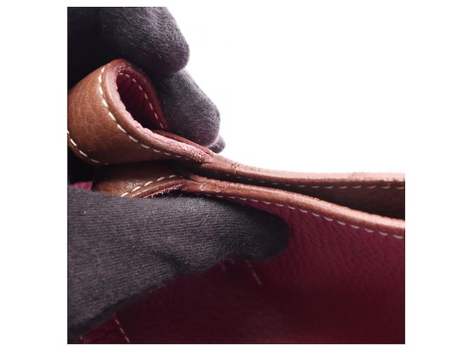Hermès Borsa Tote Hermes Double Sens 45 Marrone Rosa - vista 14