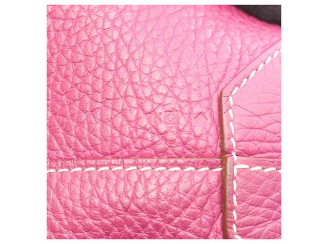 Hermès Borsa Tote Hermes Double Sens 45 Marrone Rosa - vista 5