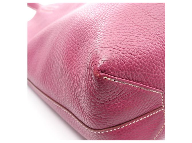 Hermès Borsa Tote Hermes Double Sens 45 Marrone Rosa - vista 7