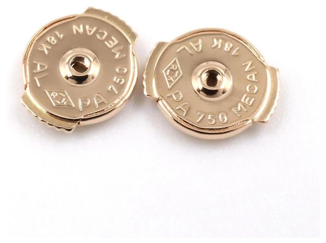 Pendientes Cartier Amulet Diamond Opal Dorado - vista 4