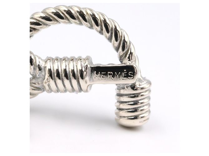 Hermès Rope Drop Ohrringe in Silber - Ansicht 4