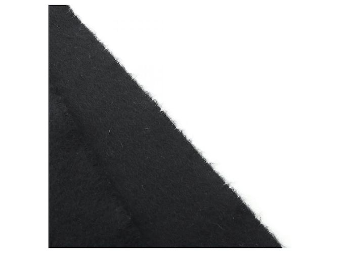 Hermès Stola in cashmere nero Hermes - vista 5