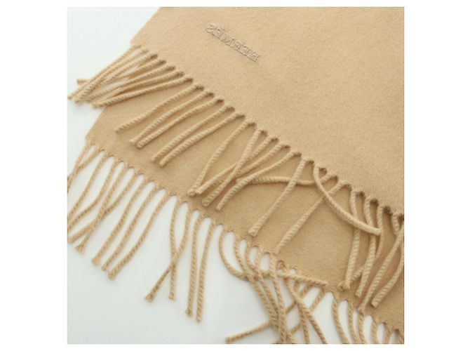 Hermès Sciarpa in cashmere ricamato Hermes Beige - vista 4
