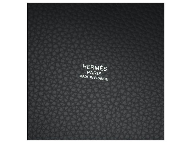 Hermès Borsa Hermes Picotin Lock PM in Gris Misty Marrone - vista 4