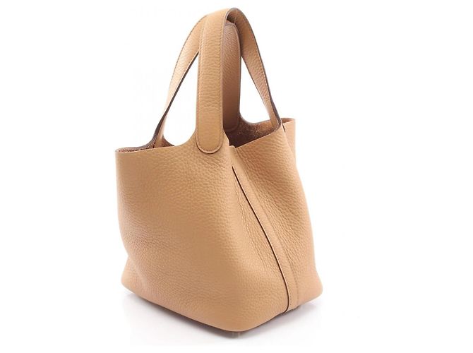 Hermès Bolso Hermes Picotin Lock PM Beige - vista 2