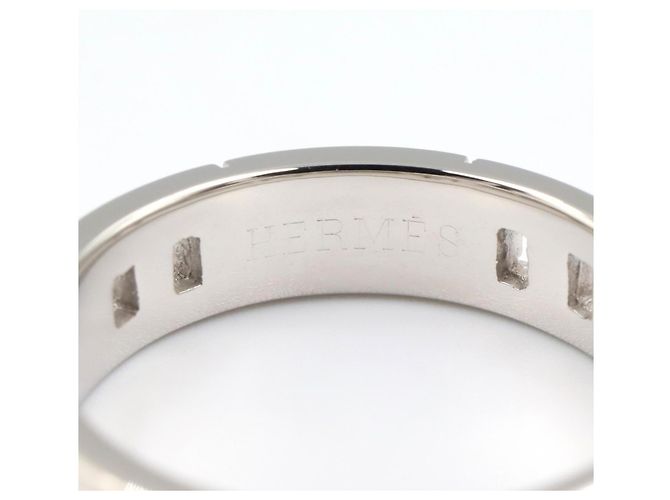 Hermès Hermes Hercules Ring aus 18K Weißgold Silber - Ansicht 3