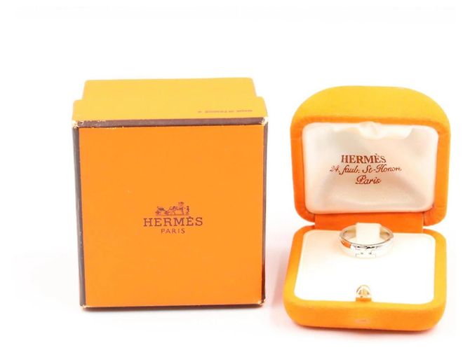 Hermès Hermes Hercules Ring aus 18K Weißgold Silber - Ansicht 7