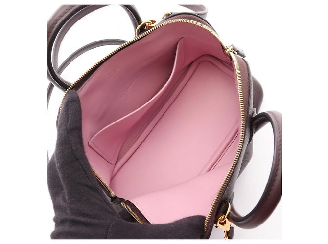 Hermès Borsa a 2 modi Mini Bolide 1923 Hermes Marrone Rosa - vista 3