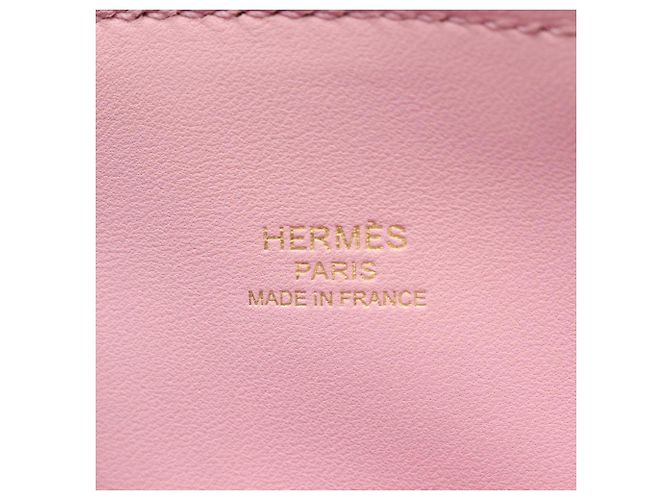 Hermès Borsa a 2 modi Mini Bolide 1923 Hermes Marrone Rosa - vista 4