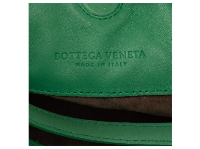 Borsa a tracolla Bottega Veneta Green Nappa Intrecciato Duo - vista 6