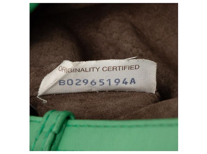 Borsa a tracolla Bottega Veneta Green Nappa Intrecciato Duo - vista 7