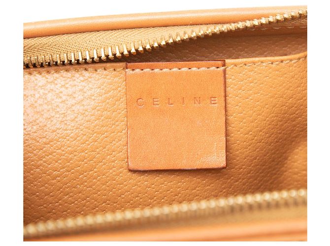 16 Céline Celine Brown Macadam Coated Canvas Pouch - view 5