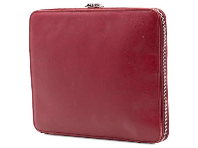 Prada iPad Hülle Red Saffiano Zip Around Rot - Ansicht 2