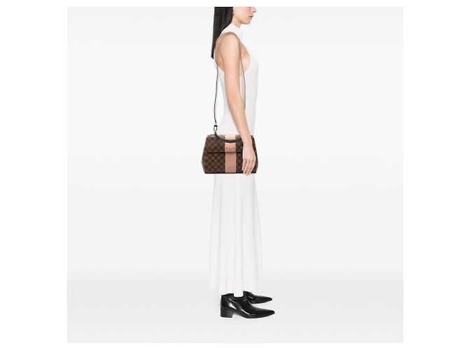 Louis Vuitton Marrone Damier Ebene Bond Street - vista 7