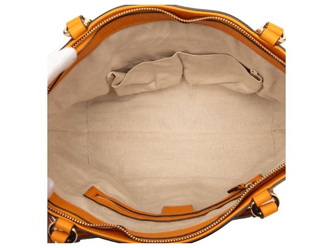 Borsa Gucci Soho Cellarius in pelle di vitello gialla Small Giallo - vista 4