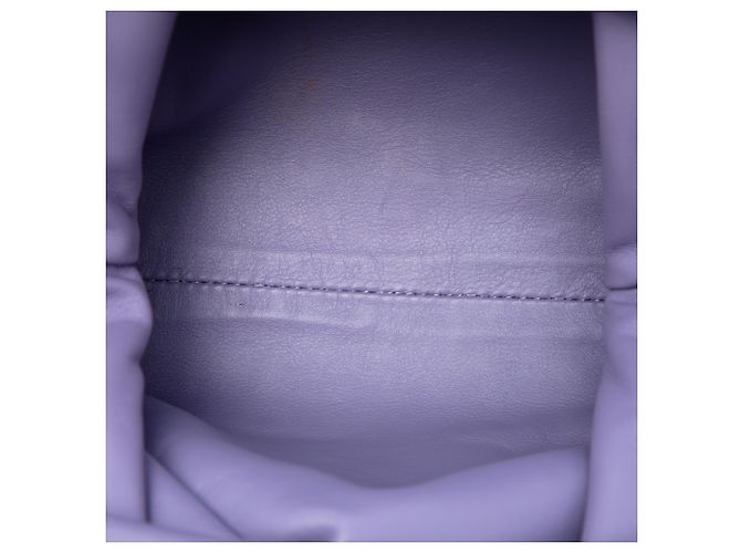 Bottega Veneta Borsa a tracolla The Mini Pouch in agnello viola Porpora - vista 4