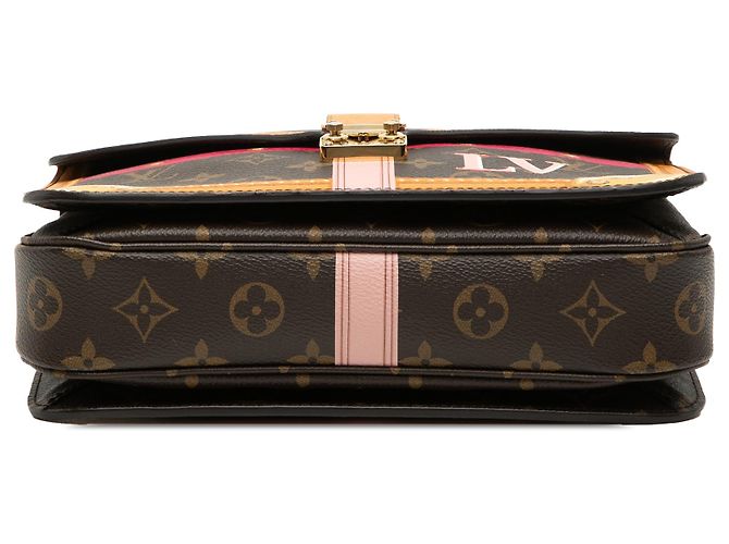 Louis Vuitton Pochette Metis Summer Trunks Monogram Marrone - vista 3