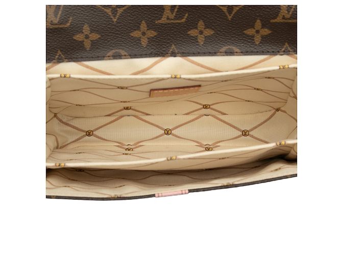 Louis Vuitton Pochette Metis Summer Trunks Monogram Marrone - vista 4