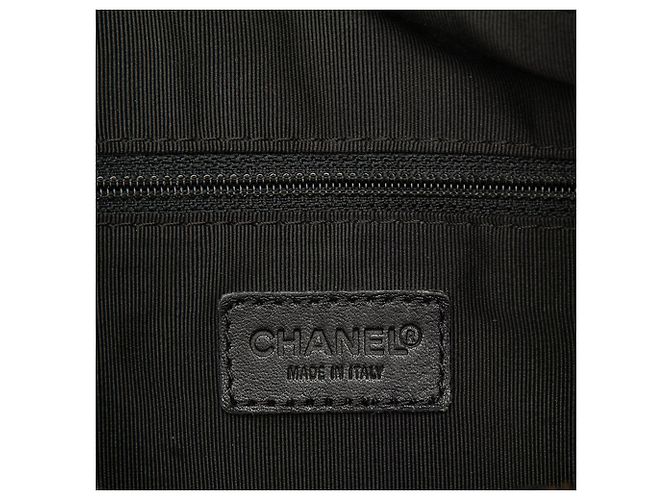 Borsa Chanel Black CC Lambskin Wild Stitch Nero - vista 5