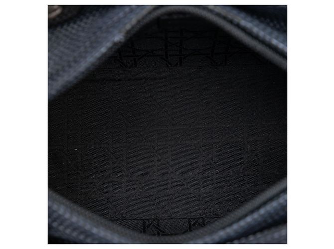 Lady Dior aus Nylon in Blau, Größe Medium Marineblau - Ansicht 4
