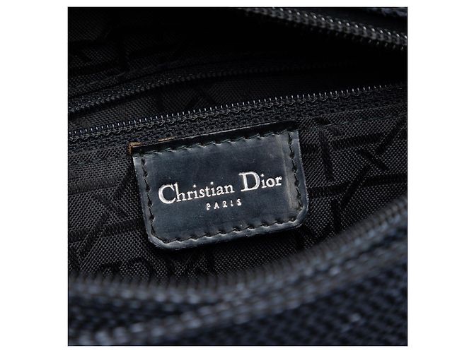 Lady Dior aus Nylon in Blau, Größe Medium Marineblau - Ansicht 5