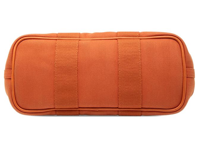 Hermès Orange Toile and Swift Valparaiso PM Arancione - vista 3