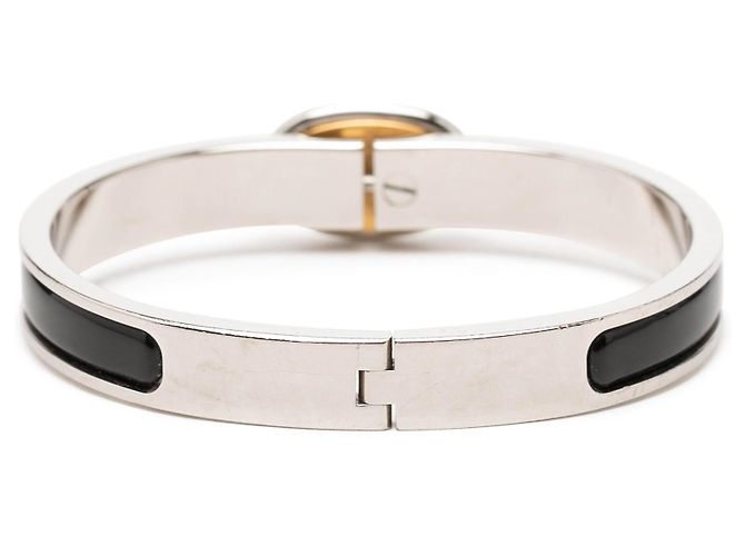 Bracciale Hermès Black Mini Enamel Clic Chaine d Ancre PM - vista 3