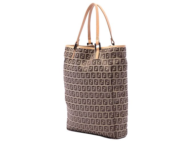 Fendi Zucchino Canvas Tote in Beige - Ansicht 2