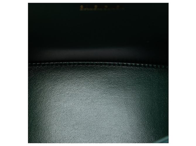 Borsa Balenciaga Hourglass in raso verde XS Verde scuro - vista 4