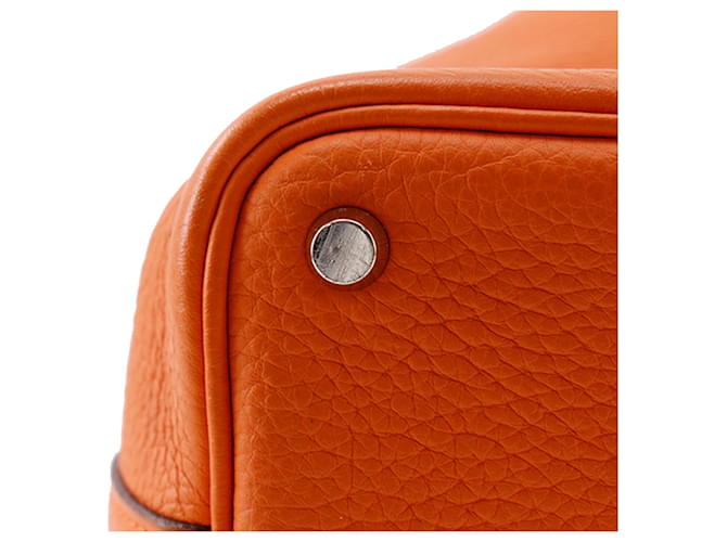 Hermès Orange Clemence Picotin 18 Arancione - vista 12