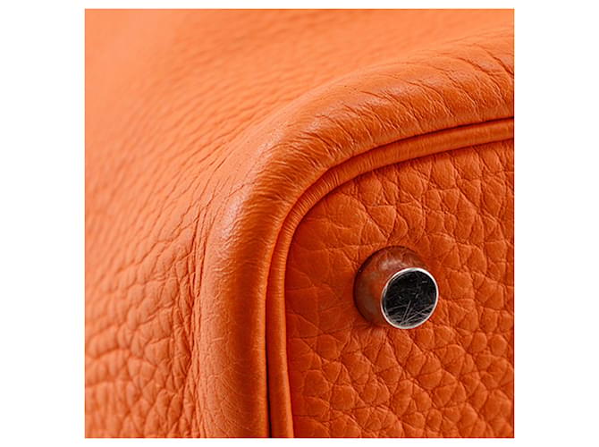 Hermès Orange Clemence Picotin 18 Arancione - vista 14
