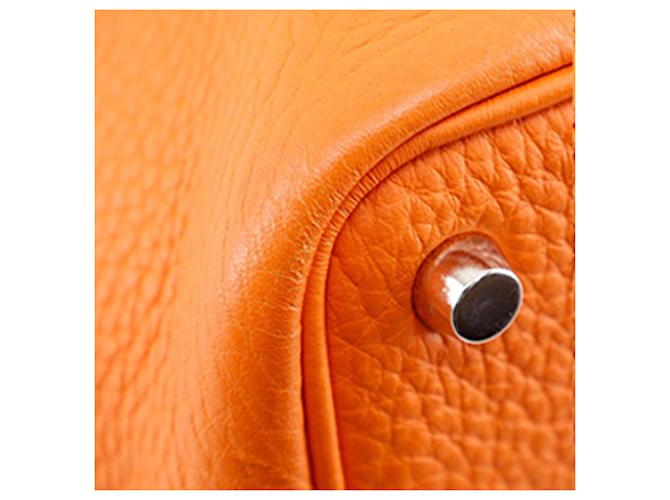 Hermès Orange Clemence Picotin 18 Arancione - vista 17
