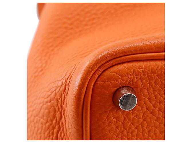 Hermès Orange Clemence Picotin 18 Arancione - vista 9