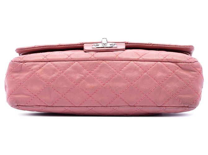 Chanel Pink Medium Classic Washed Lambskin Bijoux Chain Double Flap Rosa - vista 3