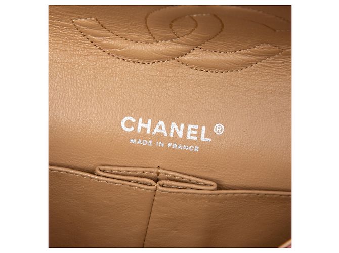 Chanel Pink Medium Classic Washed Lambskin Bijoux Chain Double Flap Rosa - vista 5
