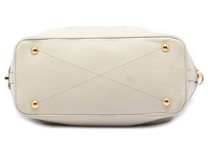 Louis Vuitton White Monogram Mahina Stellar PM Blanc Écru - vue 3