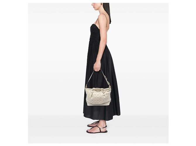 Louis Vuitton White Monogram Mahina Stellar PM Blanc Écru - vue 6