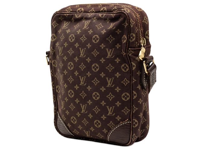 Louis Vuitton Marrone Monogram Mini Lin Danube - vista 2